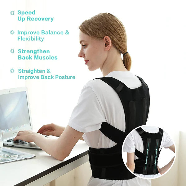 Posture Corrector Belt – Pain Relief & Confidence Booster