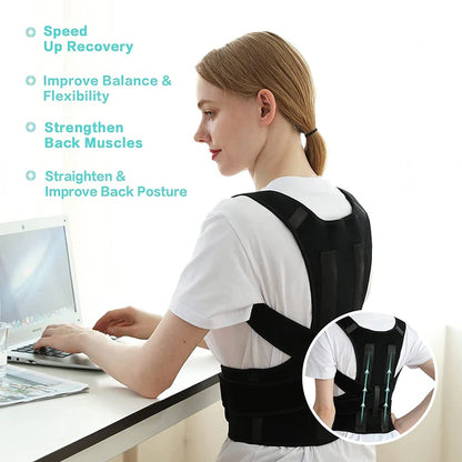 Posture Corrector Belt – Pain Relief & Confidence Booster